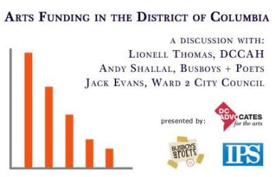 logo for funding arts event