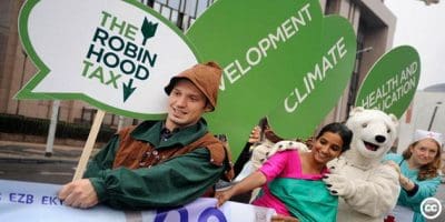 Robin Hood Tax - photo courtesy of tcktcktck.org