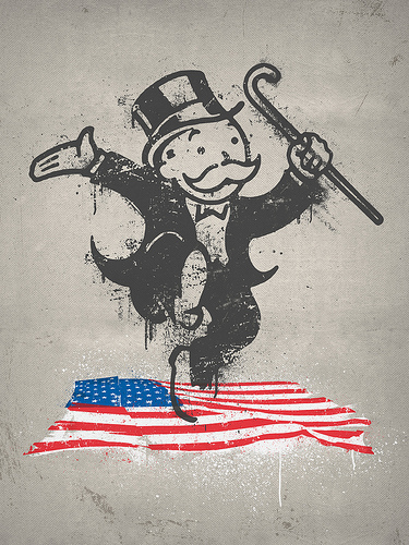 Monopoly Guy Graffiti