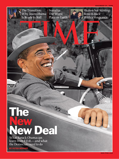 President Obama FDR Time Magazine