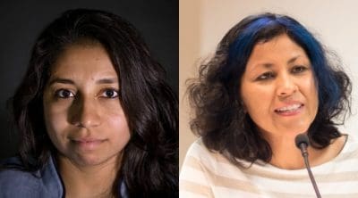 Photo of Emmy Pérez by Texas A&M Corpus Christi. Photo of Allyson Duarte by Evelyn Hockstein