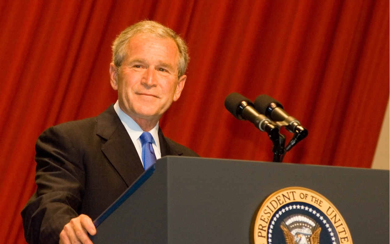 george bush at his farewell address