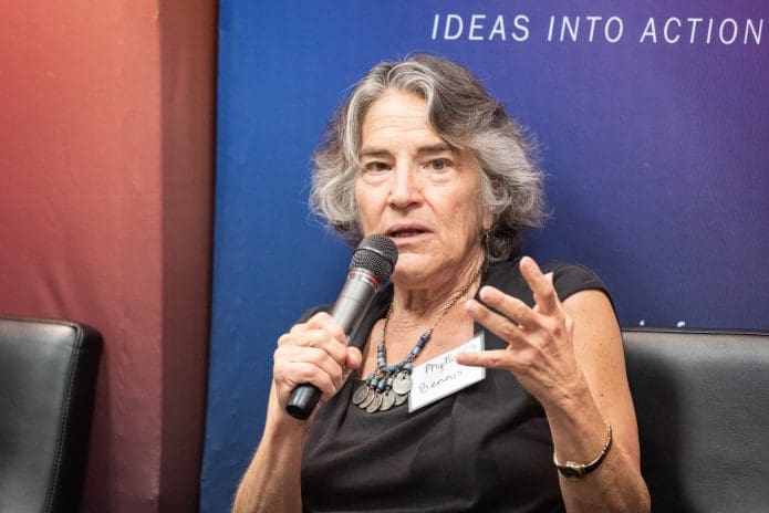 Phyllis Bennis, Co-director of the New Internationalism Project, IPS. (photo: Avery Rhoades / IPS)