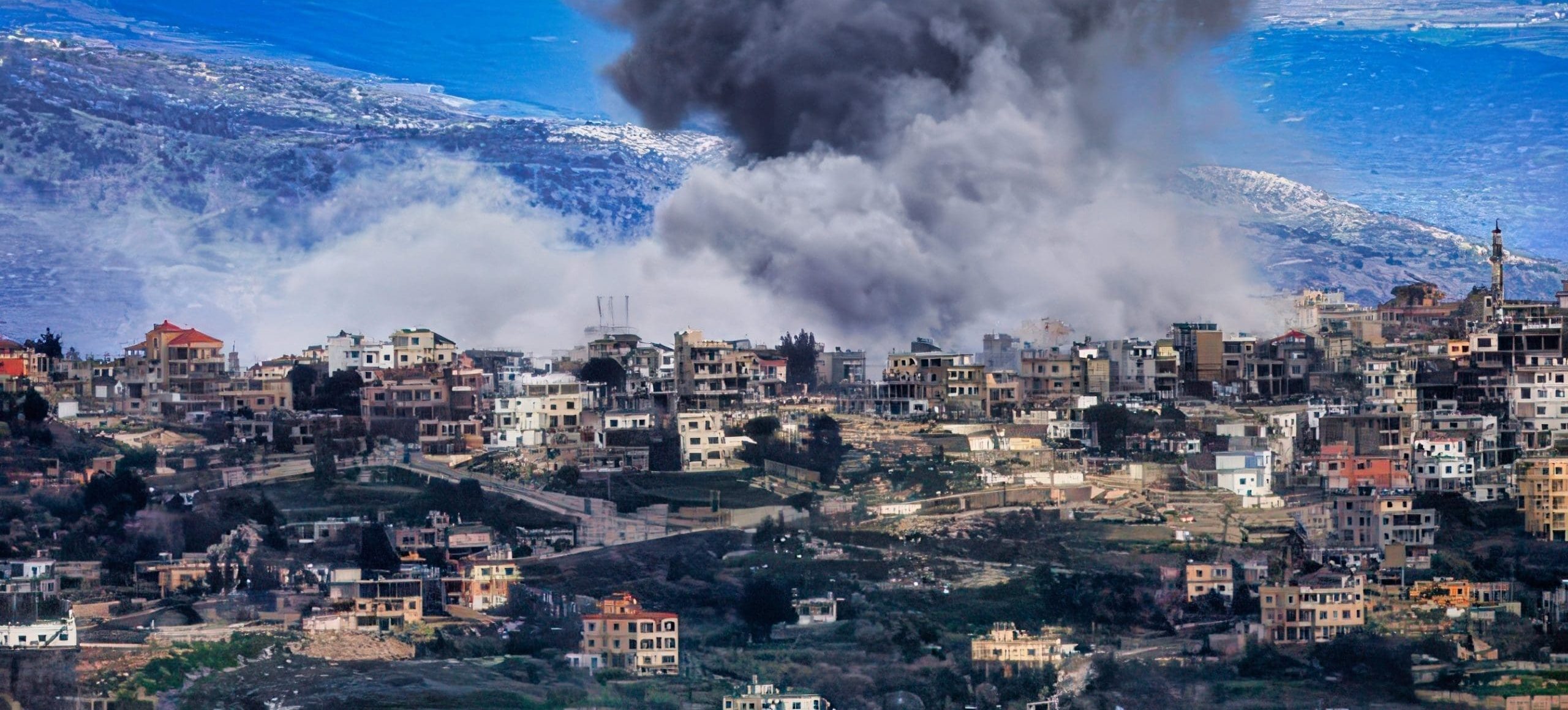 Israeli bombs explode over Southern Lebanon, April 2026